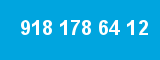 918 178 64 12 918 178 64 12
